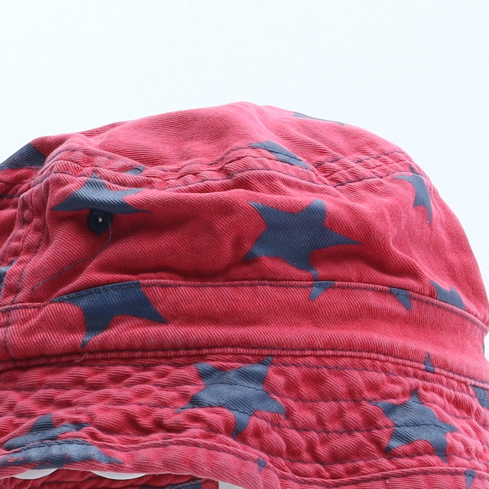 NEXT Boys Red Cotton Bucket Hat One Size
