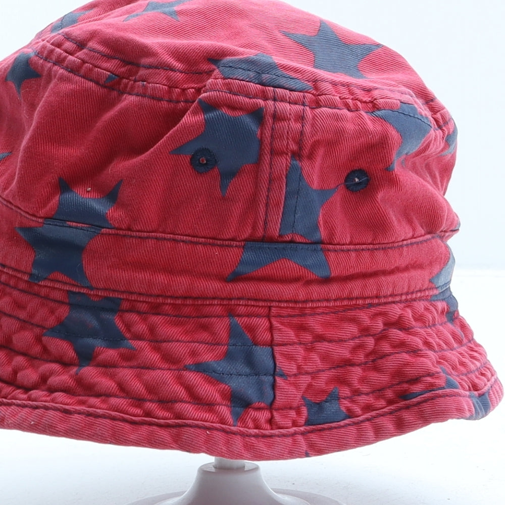 NEXT Boys Red Cotton Bucket Hat One Size