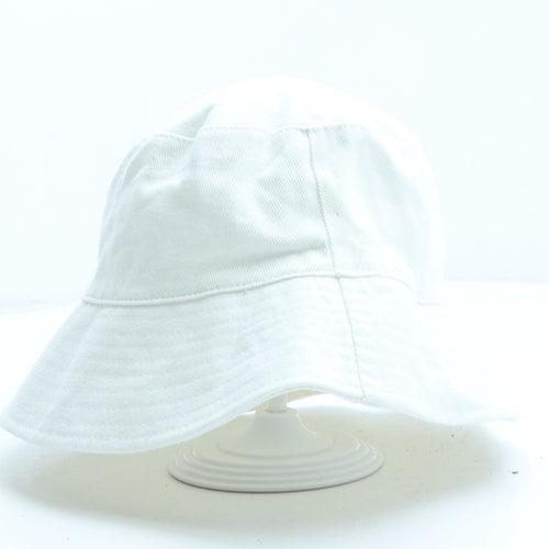 Primark Womens White Cotton Bucket Hat One Size