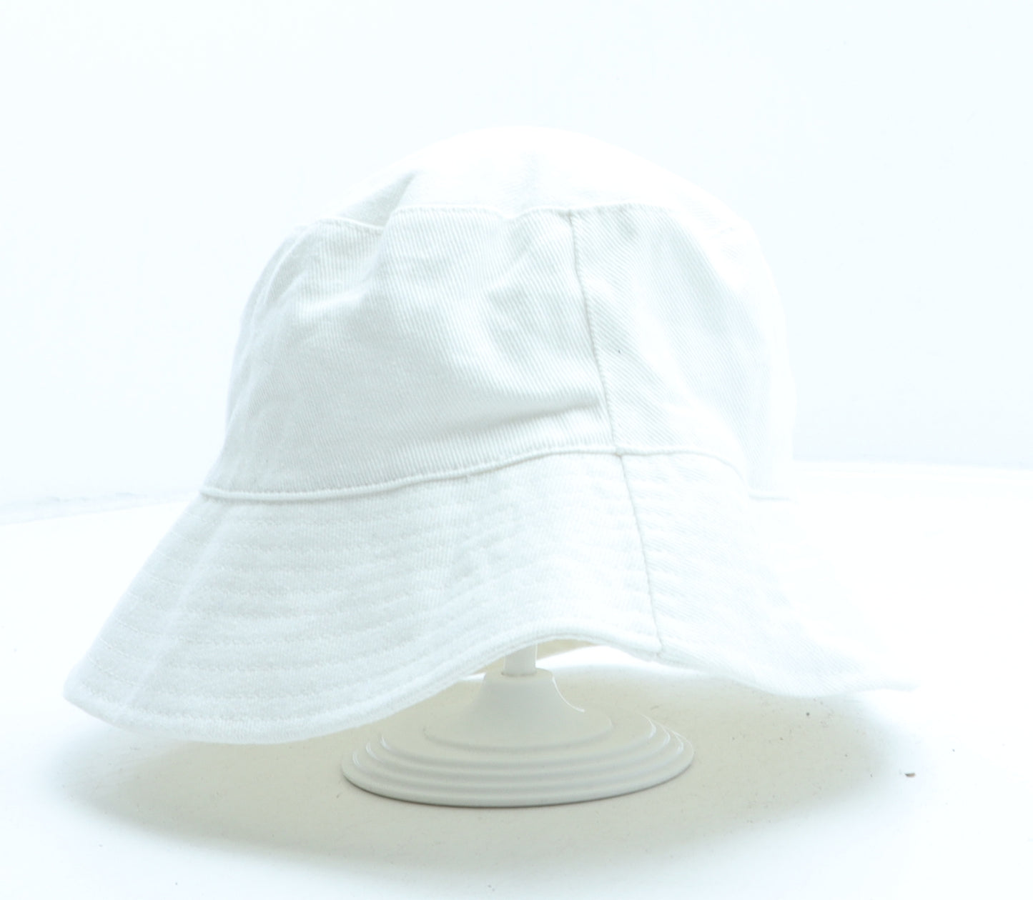 Primark Womens White Cotton Bucket Hat One Size