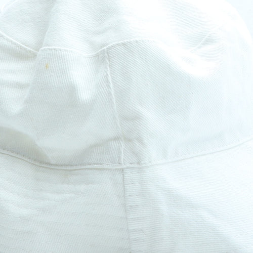 Primark Womens White Cotton Bucket Hat One Size