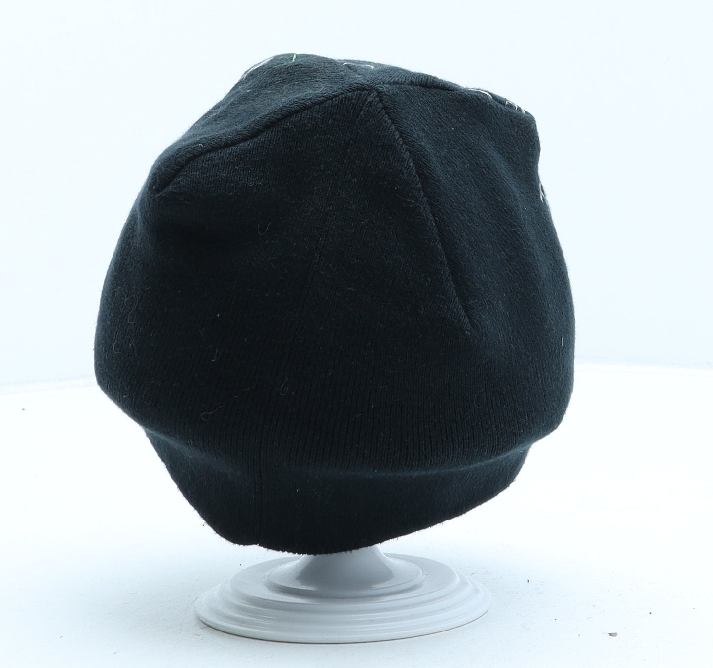 NEXT Boys Black Geometric Cotton Beanie One Size