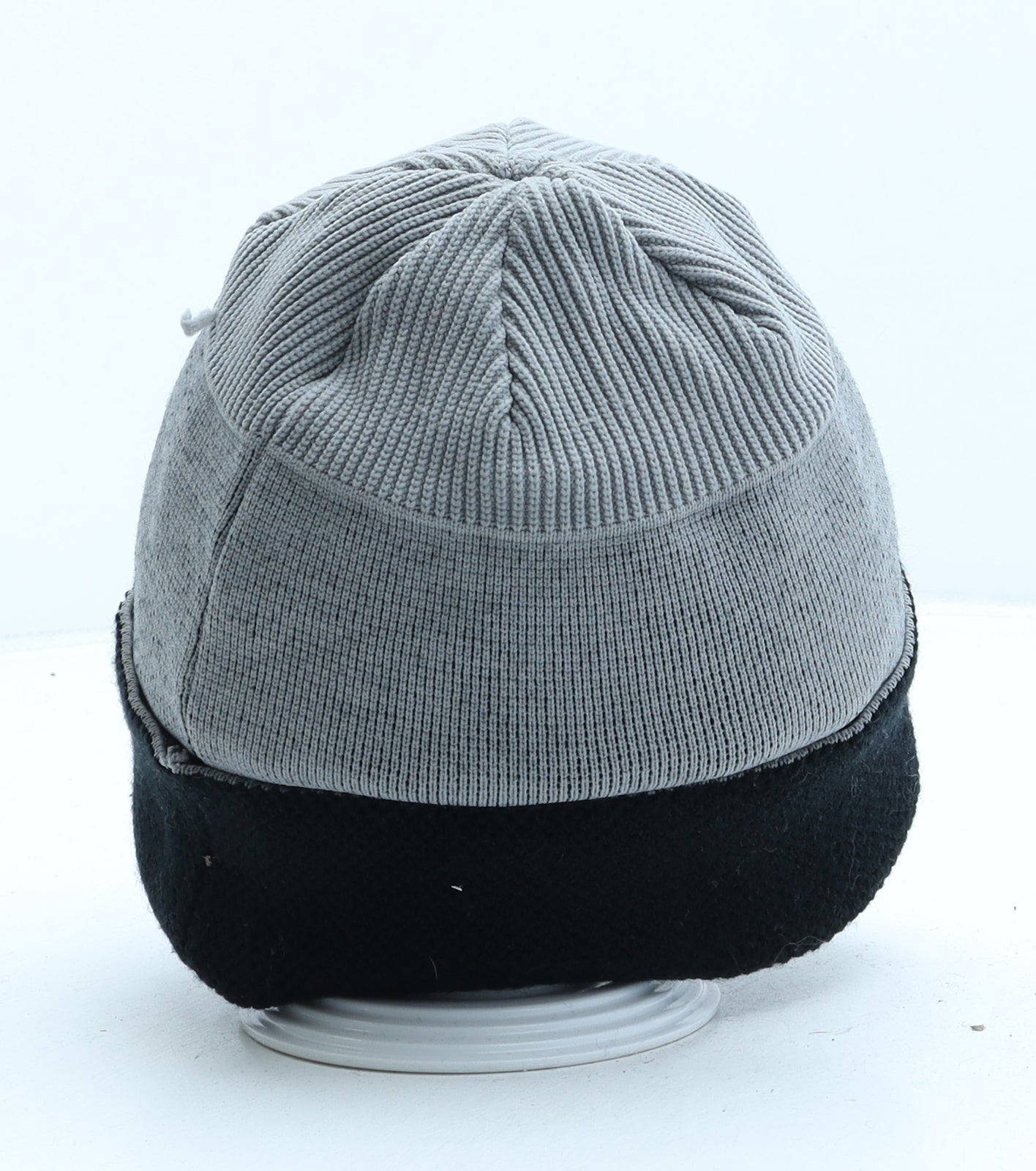 Avalanche Mens Grey Acrylic Beanie One Size