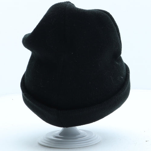 Primark Mens Black Acrylic Beanie One Size - Fortnite