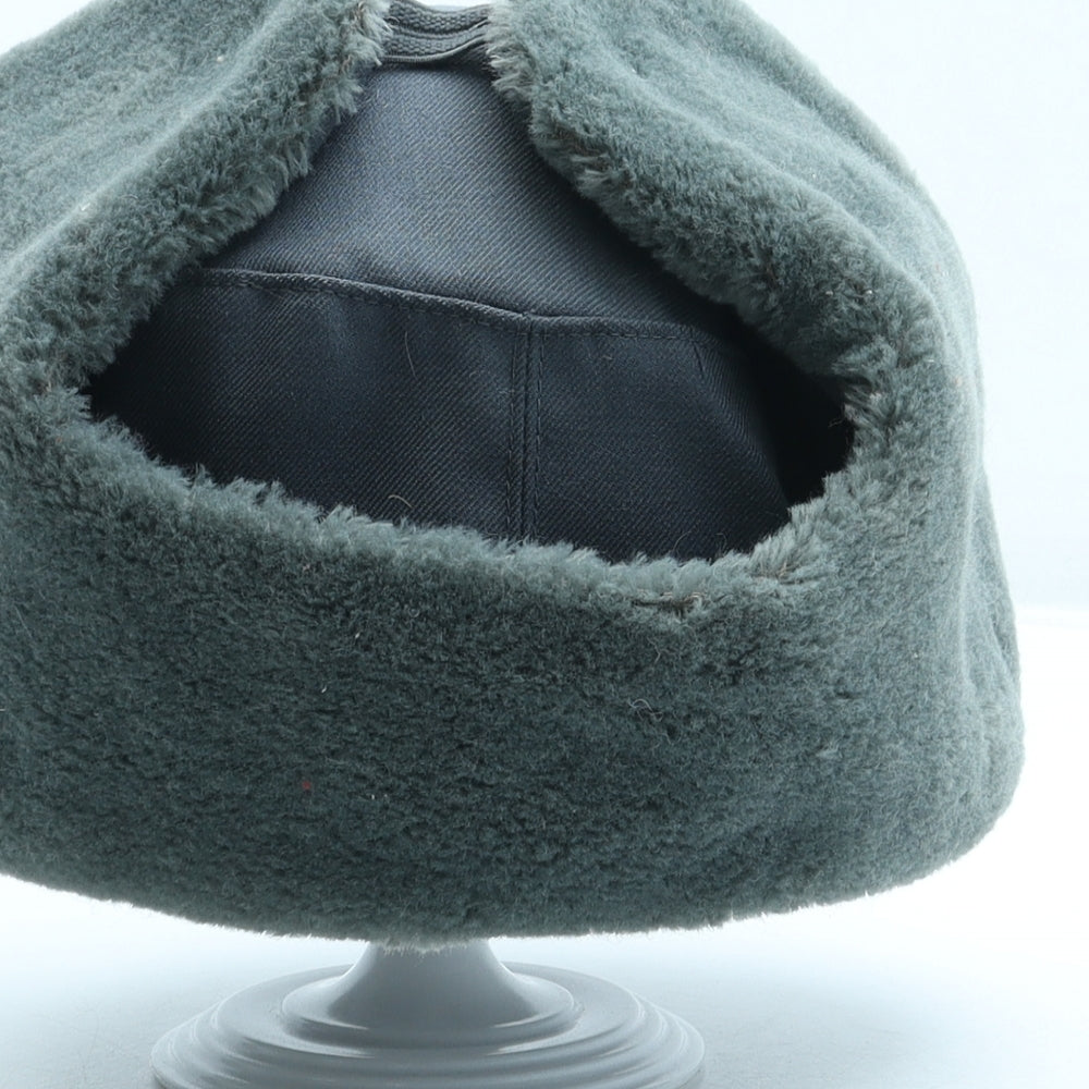 Preworn Mens Grey Polyester Trapper Hat Size 55