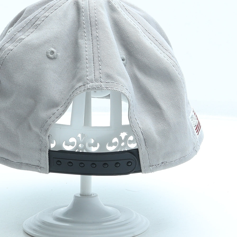 Primark Mens Grey Cotton Snapback One Size