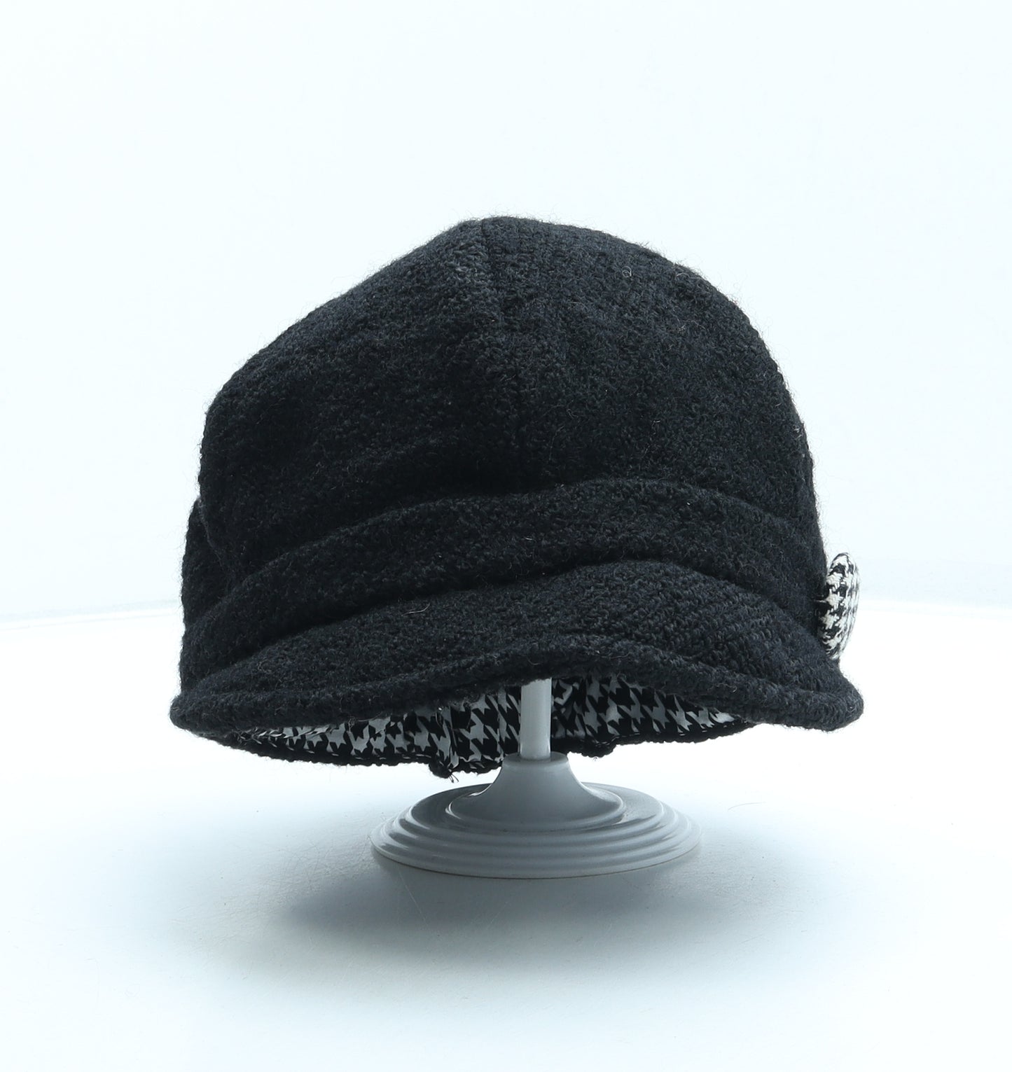 Marks and Spencer Womens Black Acrylic Peaked Cap One Size