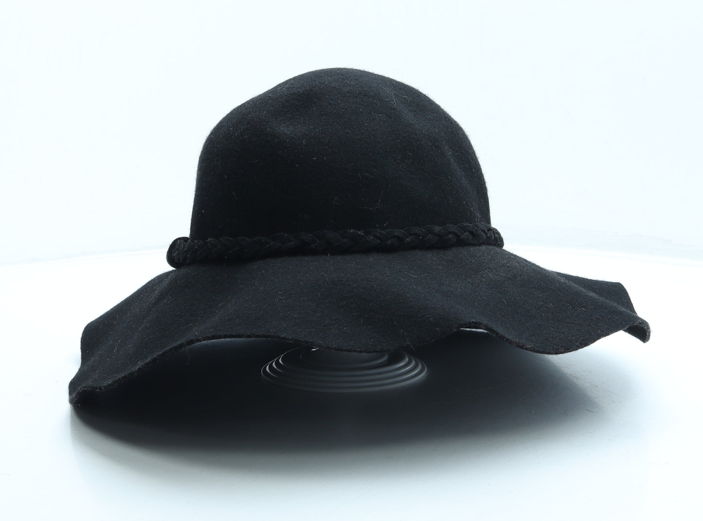 Atmosphere Womens Black 100% Wool Sun Hat One Size