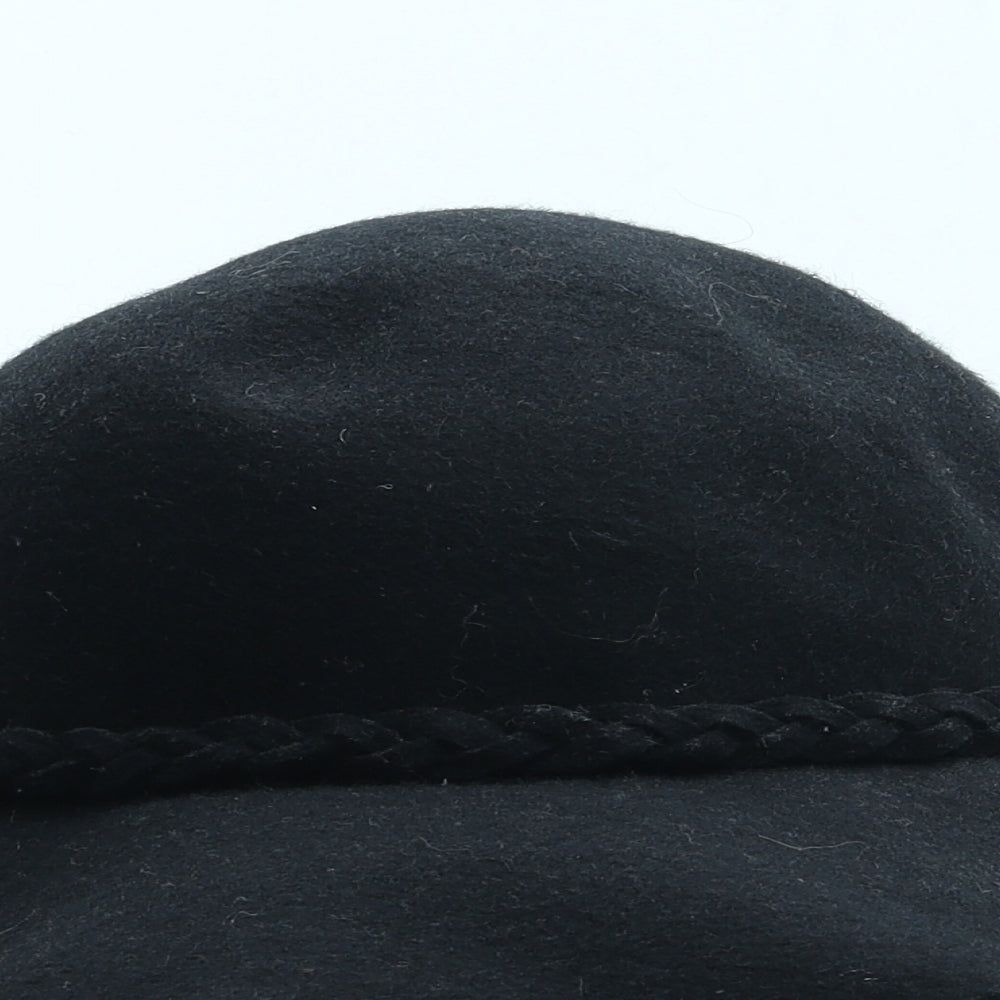 Atmosphere Womens Black 100% Wool Sun Hat One Size