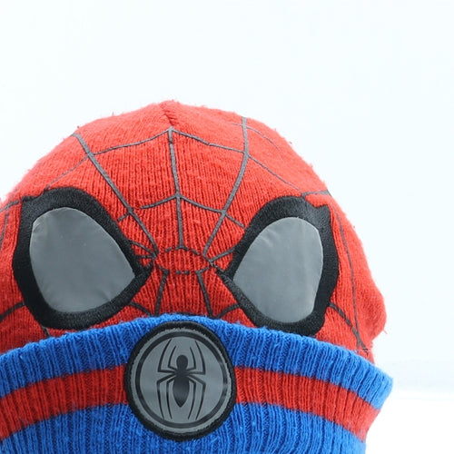 George Boys Red Acrylic Beanie One Size - Spiderman, Marvel