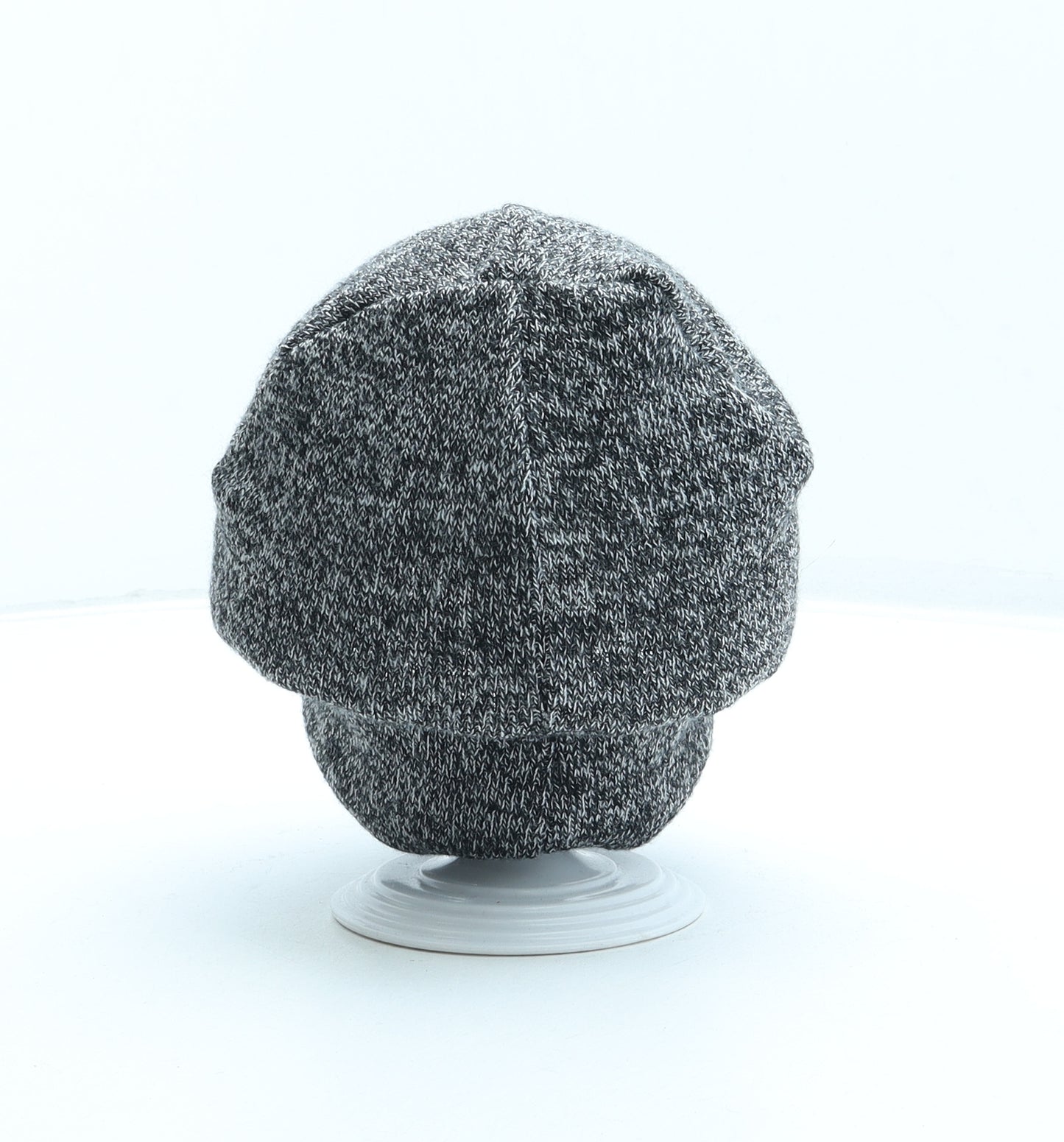 PEP&CO Mens Grey Acrylic Beanie One Size