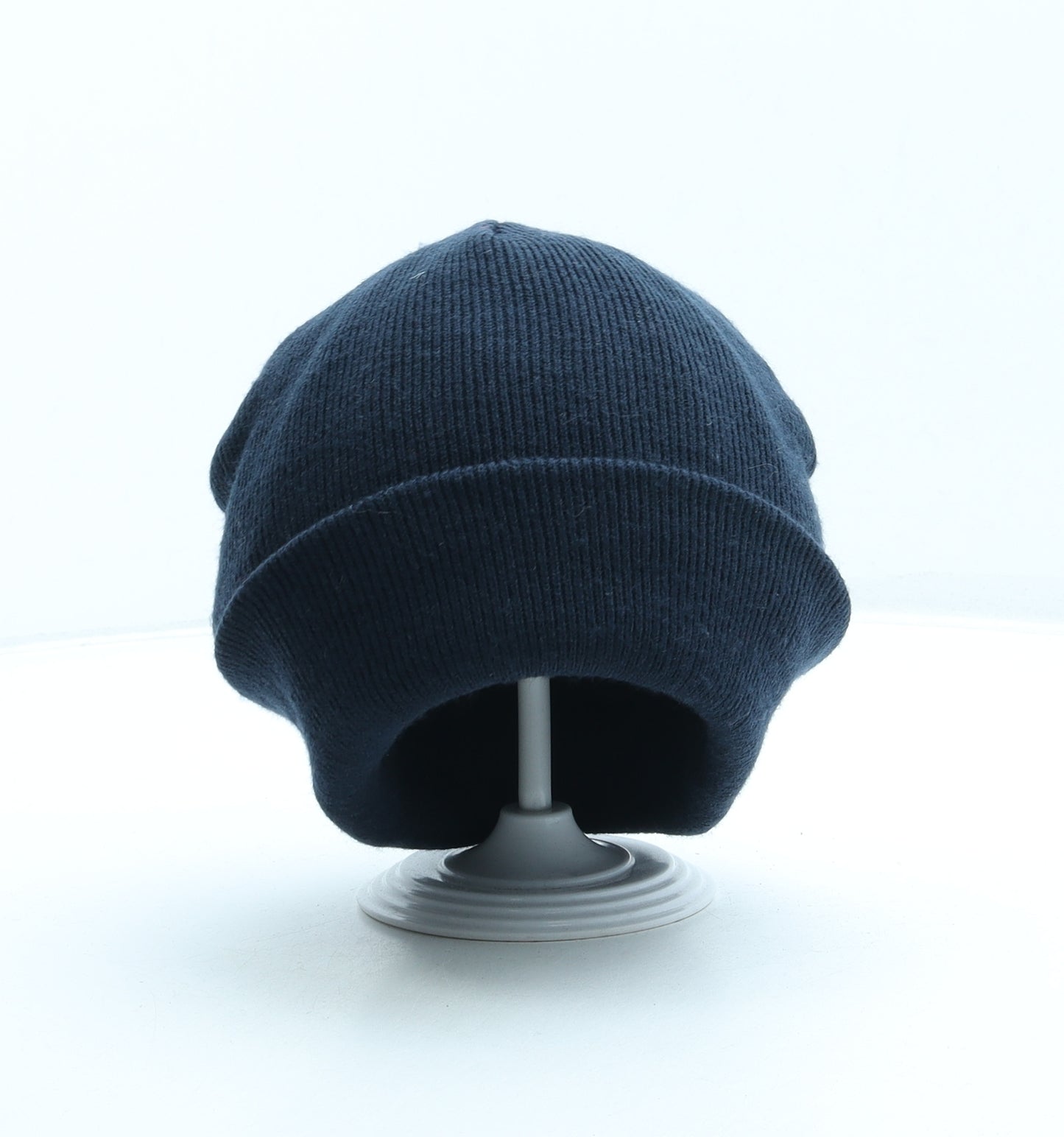 Jeff&Co Mens Blue Acrylic Beanie One Size