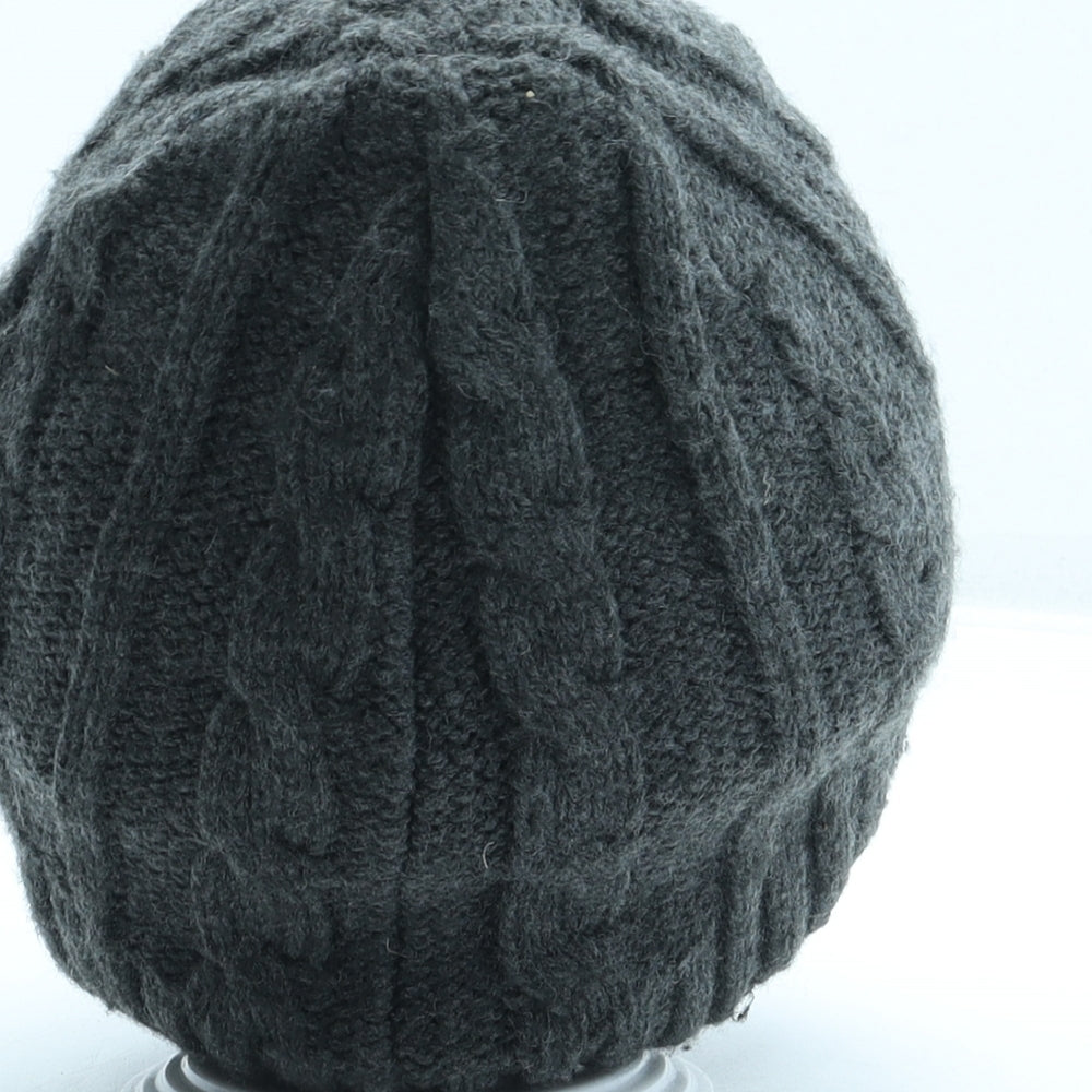 DECATHLON Mens Grey Acrylic Beanie One Size