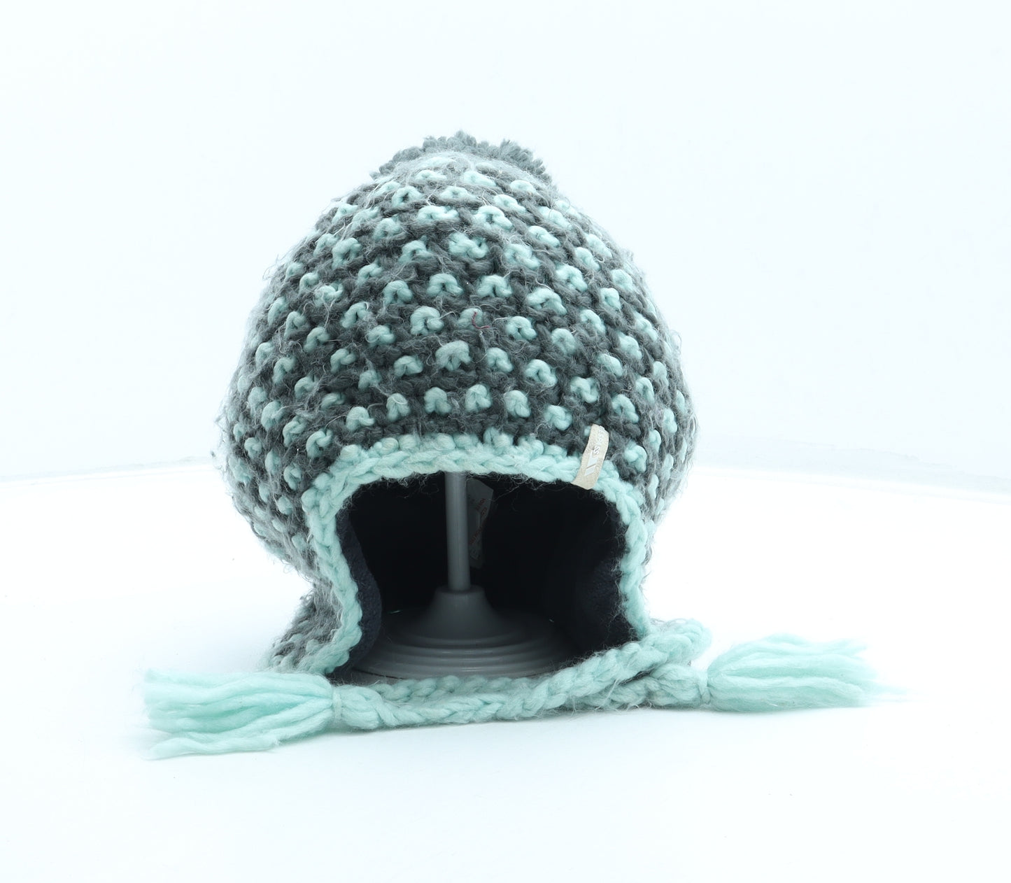 Trespass Womens Blue Geometric Acrylic Bonnet One Size