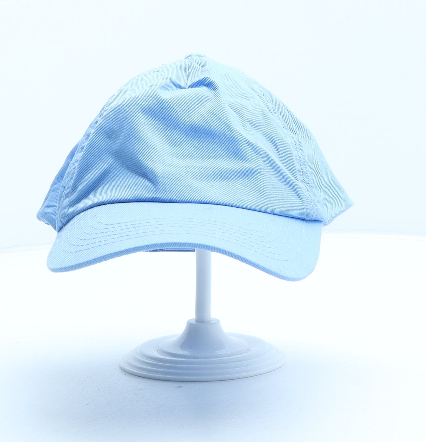 Beechfield Girls Blue Cotton Baseball Cap One Size