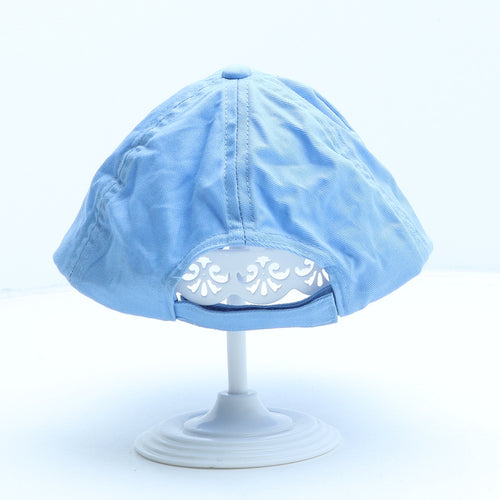 Beechfield Girls Blue Cotton Baseball Cap One Size