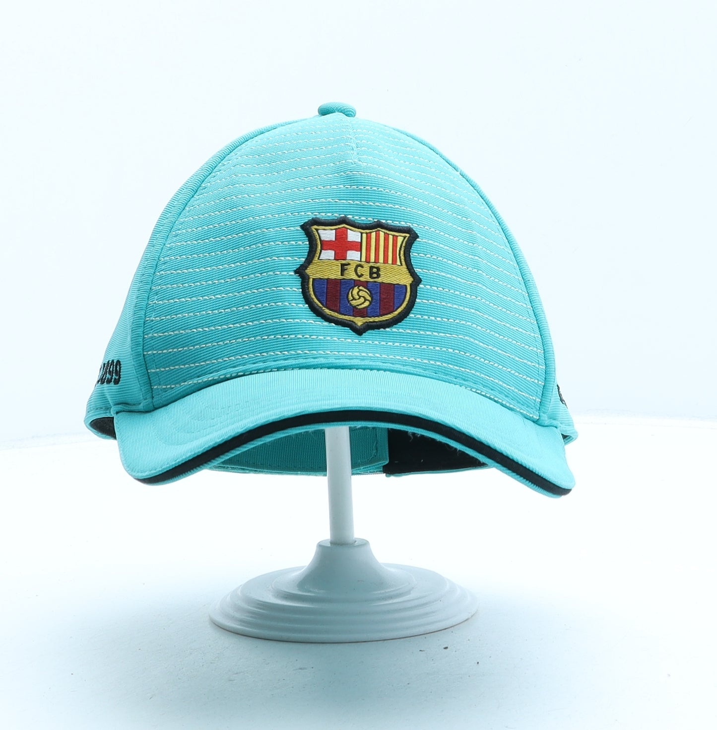 FC Barcelona Mens Green Cotton Baseball Cap One Size
