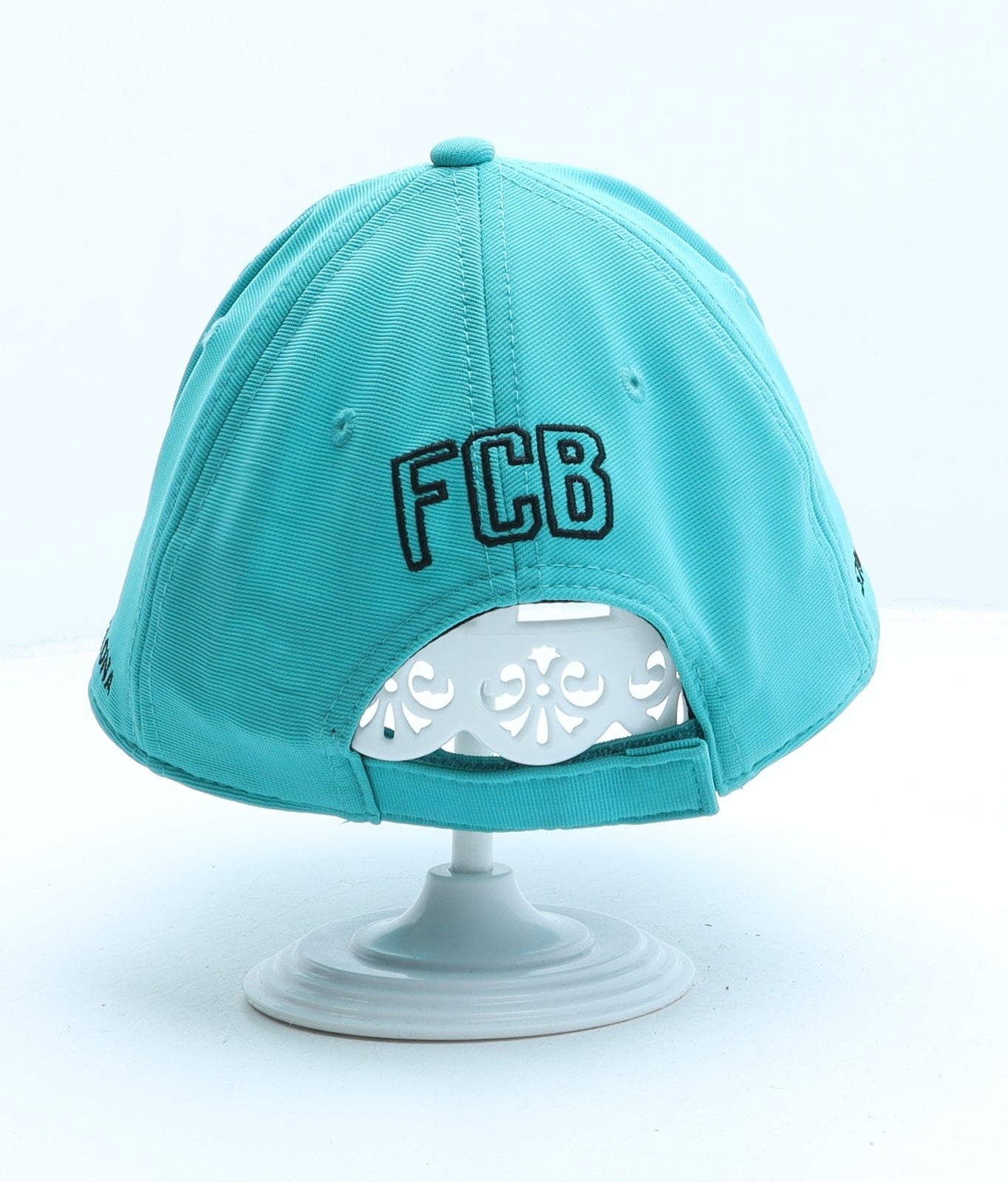 FC Barcelona Mens Green Cotton Baseball Cap One Size