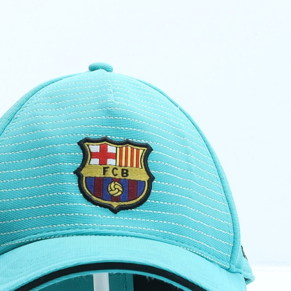 FC Barcelona Mens Green Cotton Baseball Cap One Size