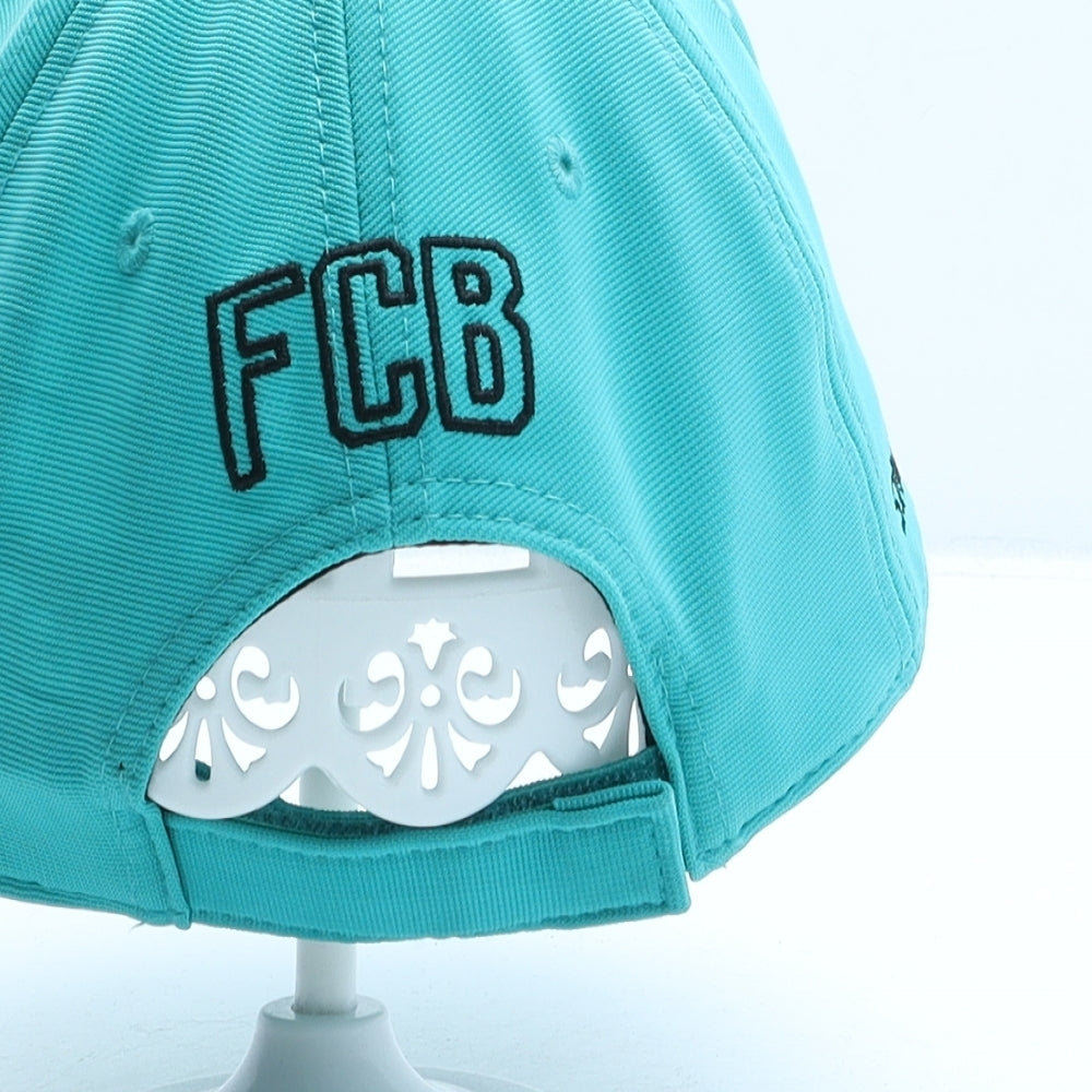 FC Barcelona Mens Green Cotton Baseball Cap One Size