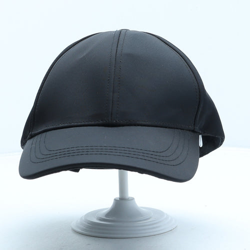 River Island Womens Black Nylon Baseball Cap One Size