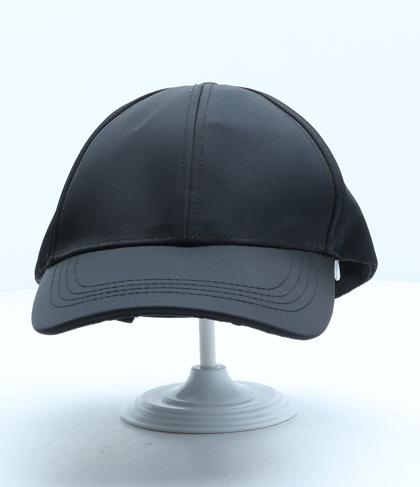 River Island Womens Black Nylon Baseball Cap One Size