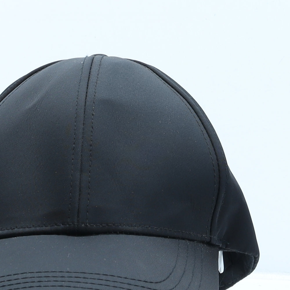 River Island Womens Black Nylon Baseball Cap One Size