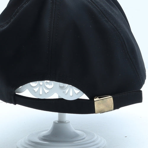 River Island Womens Black Nylon Baseball Cap One Size