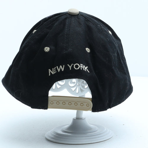 Raw Blue Mens Black Animal Print Polyester Snapback Size L - Snake Print New York