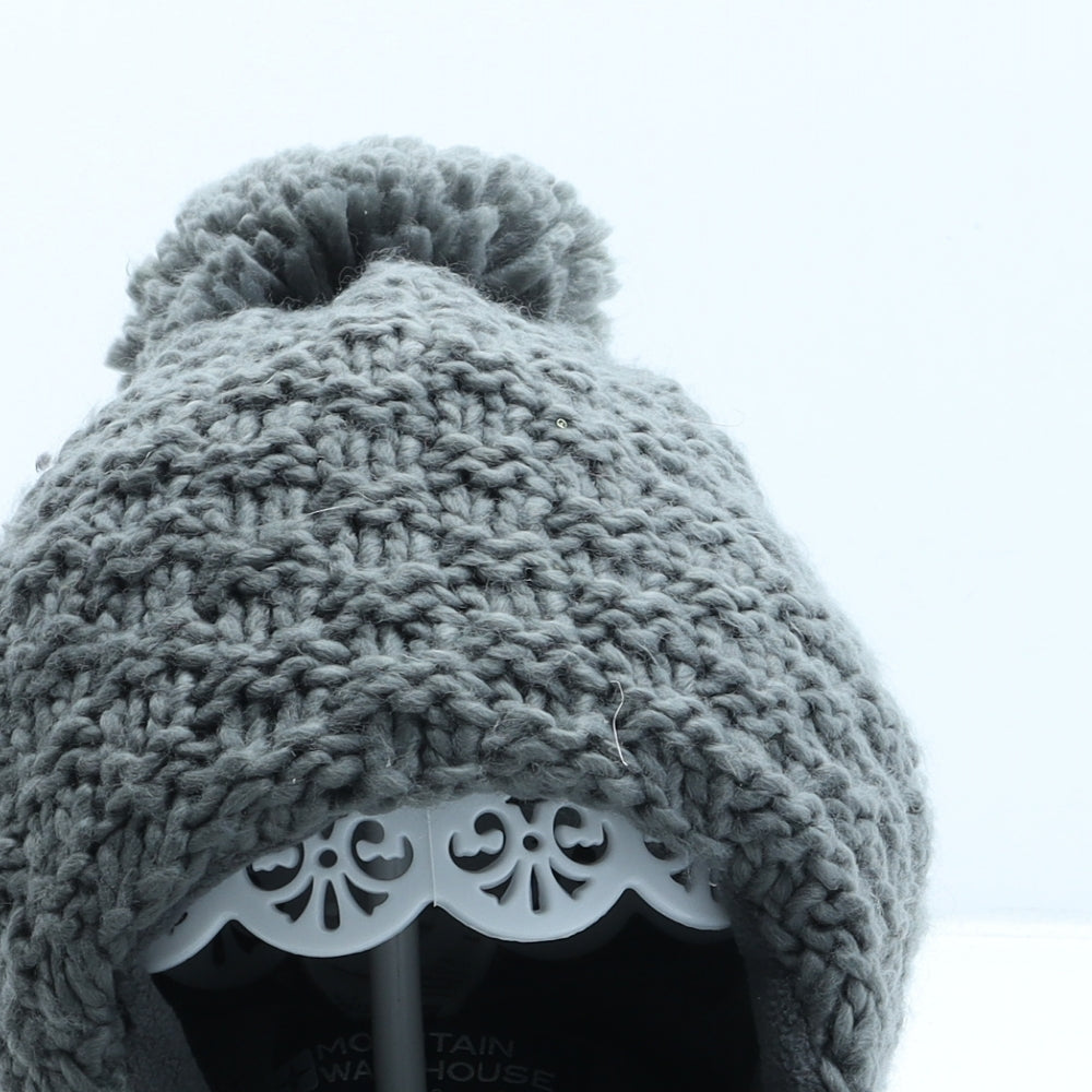Mountain Warehouse Mens Grey Acrylic Beanie One Size