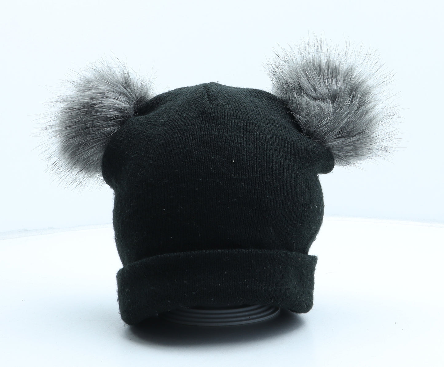 New Look Womens Black Acrylic Bobble Hat One Size