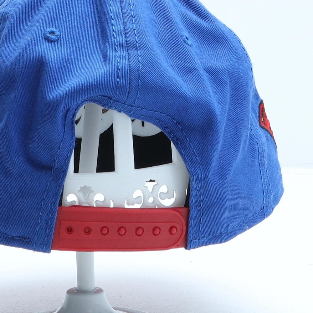 New Era Mens Blue Cotton Snapback Size S - Superman