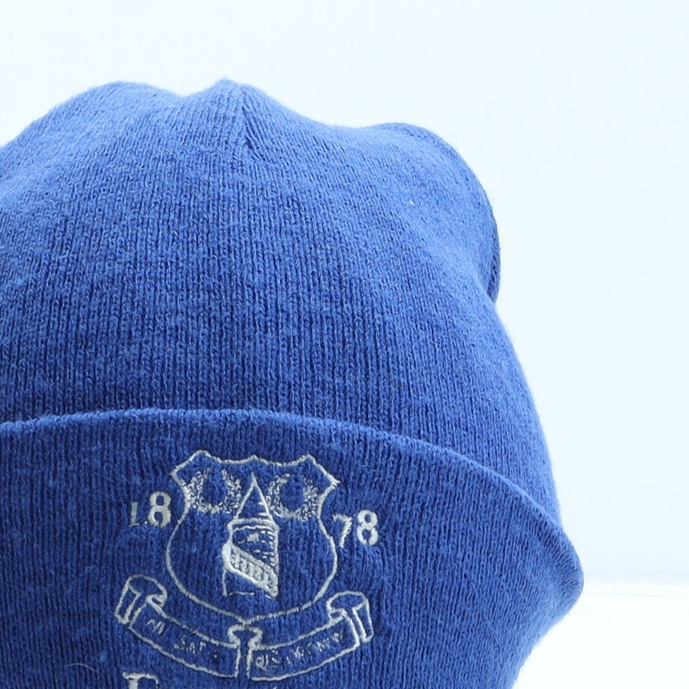Everton Boys Blue Acrylic Beanie One Size - Everton Football