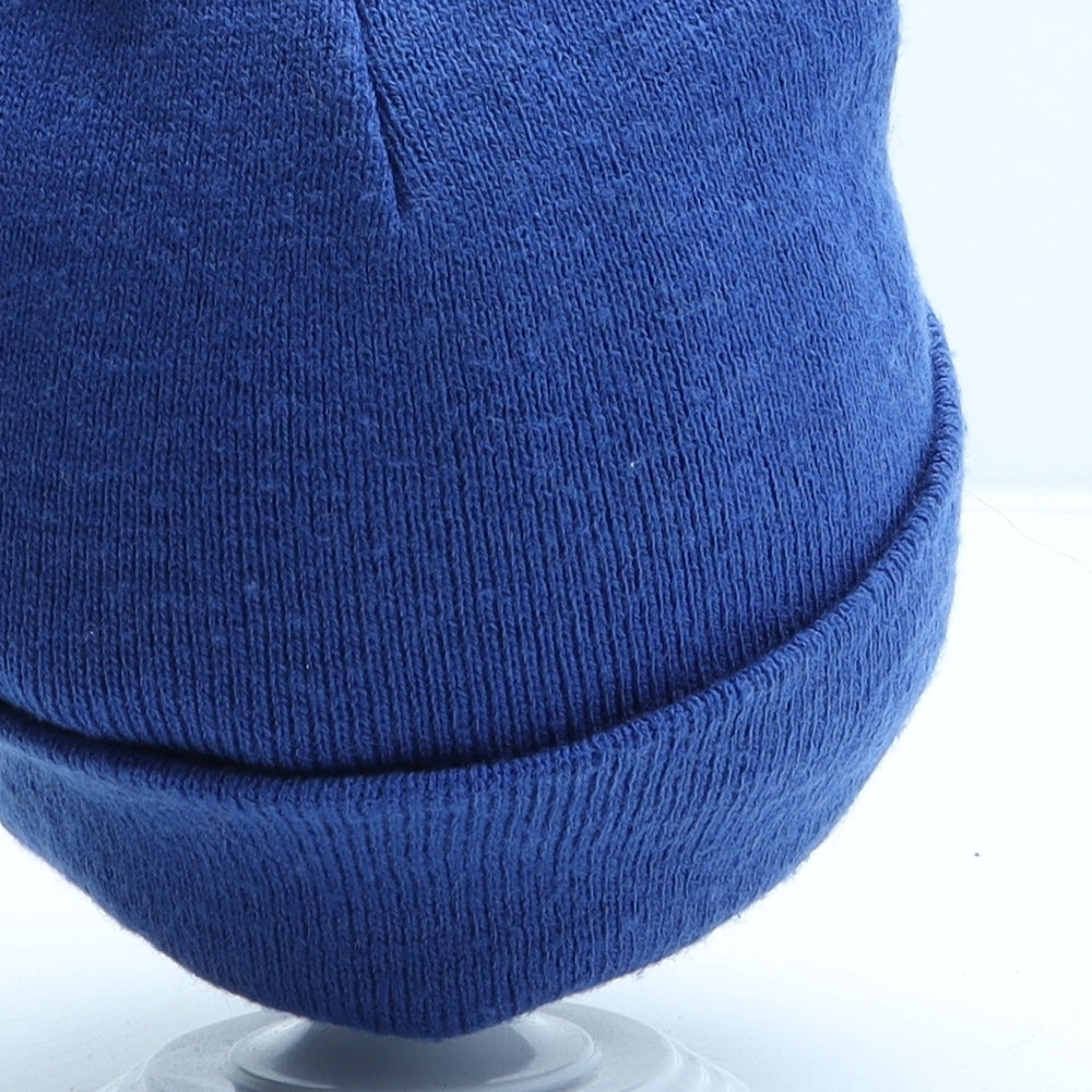 Everton Boys Blue Acrylic Beanie One Size - Everton Football