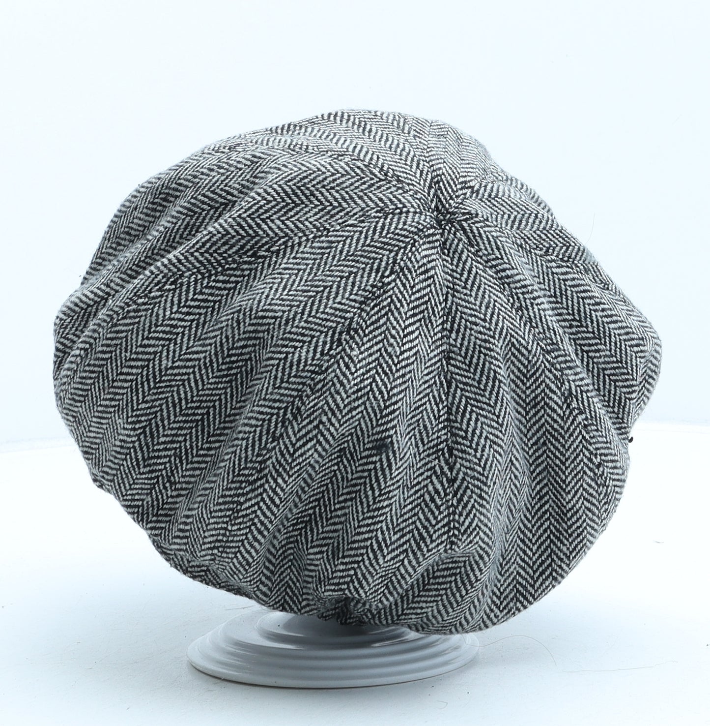 Warehouse Womens Grey Geometric Wood Peaked Cap One Size