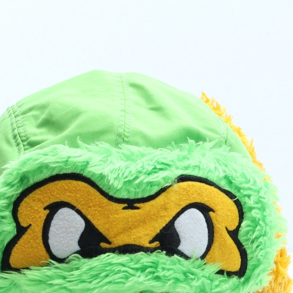 Nickelodeon Boys Green Polyester Trapper Hat One Size - Teenage Mutant Ninja Turtles