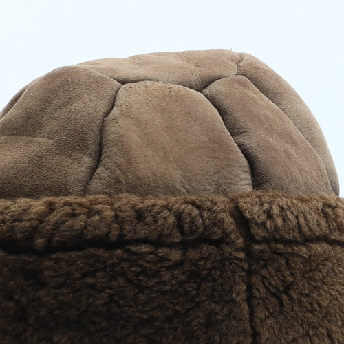 Preworn Womens Brown Polyester Cloche One Size