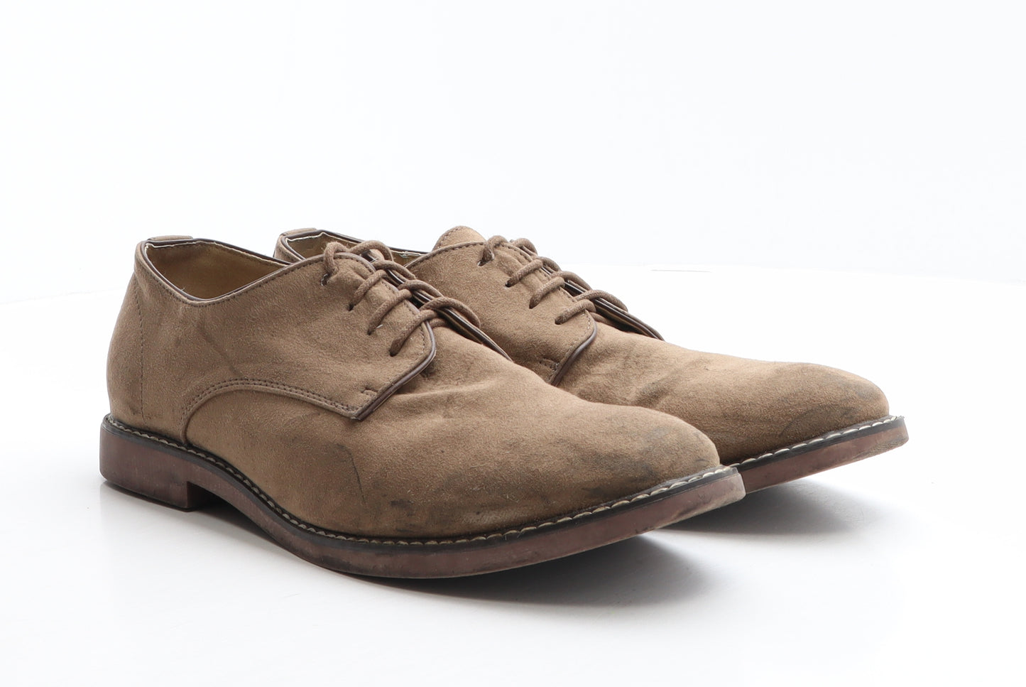 Old Navy Mens Brown Polyester Derby Dress UK 10