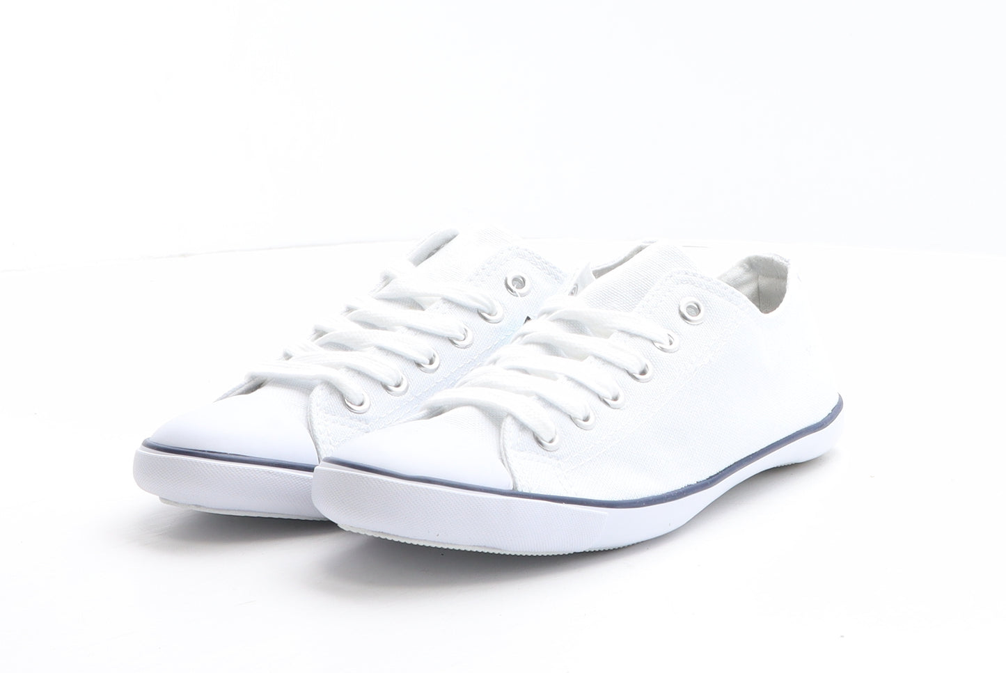 Fiore Womens White Fabric Trainer UK 5 38