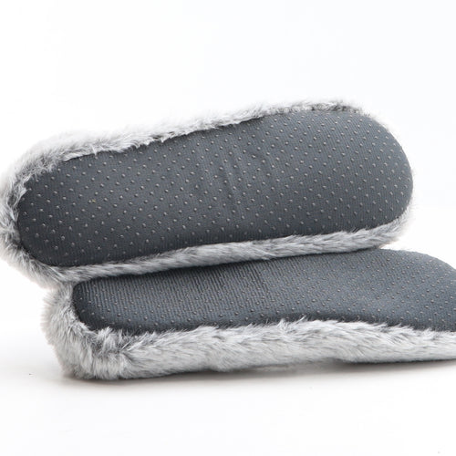Pep&Co Womens Grey Polyester Slip On Slipper UK 36