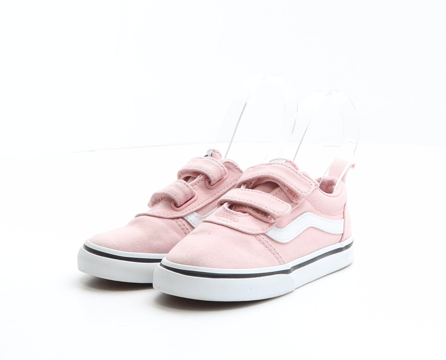 VANS Girls Pink Fabric Trainer UK 8 25