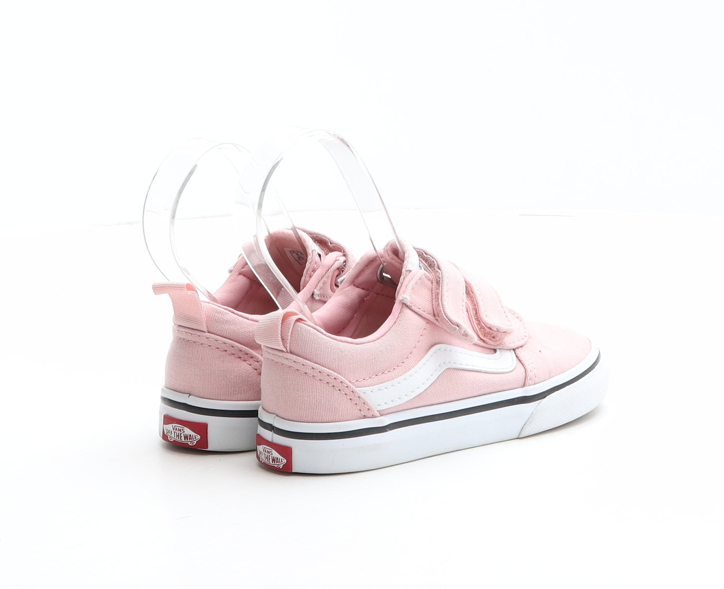 VANS Girls Pink Fabric Trainer UK 8 25
