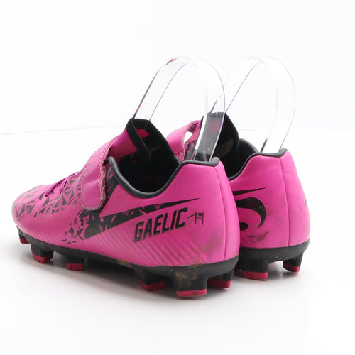 Sondico Girls Pink Geometric Synthetic Trainer UK 1 33