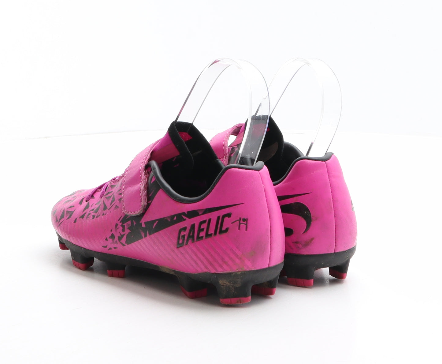 Sondico Girls Pink Geometric Synthetic Trainer UK 1 33