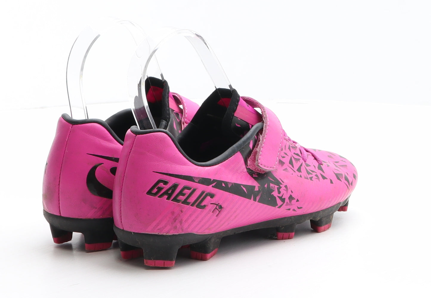 Sondico Girls Pink Geometric Synthetic Trainer UK 1 33