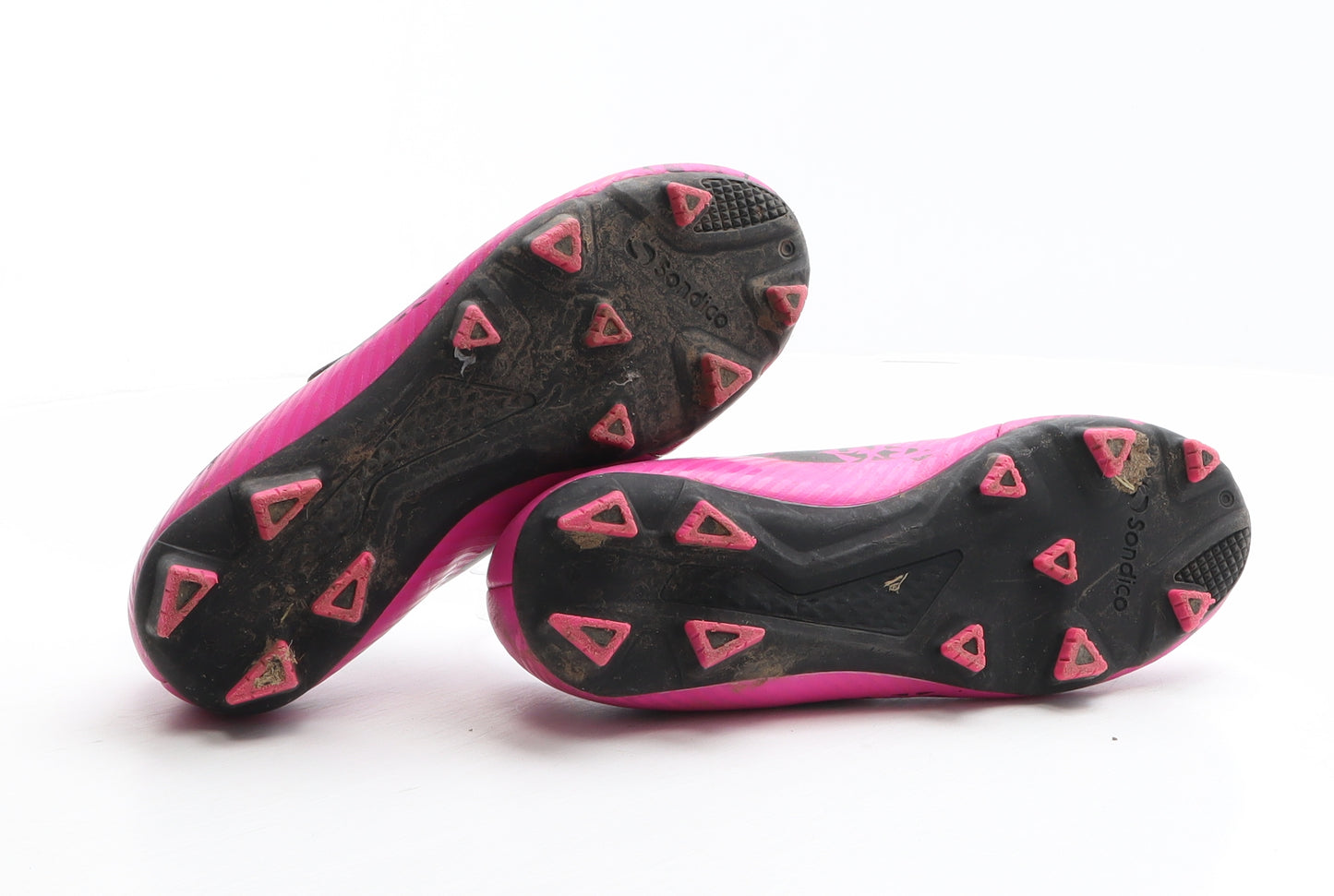 Sondico Girls Pink Geometric Synthetic Trainer UK 1 33