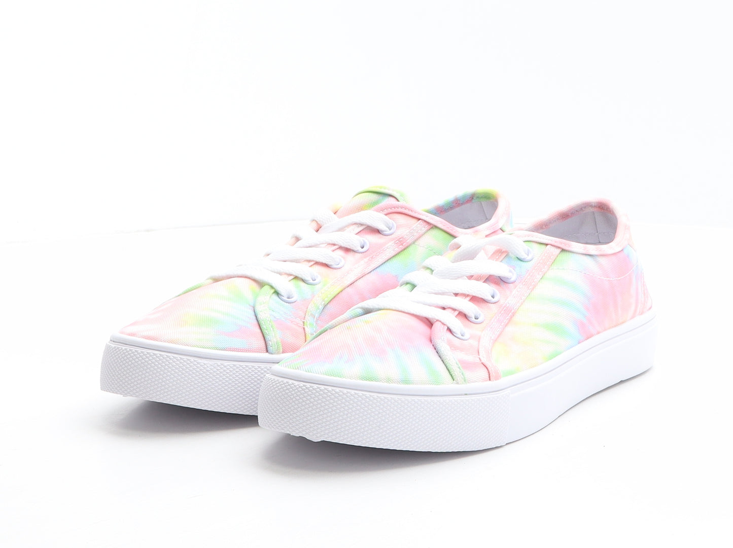 ASOS Womens Multicoloured Tie Dye Fabric Trainer UK 6 39