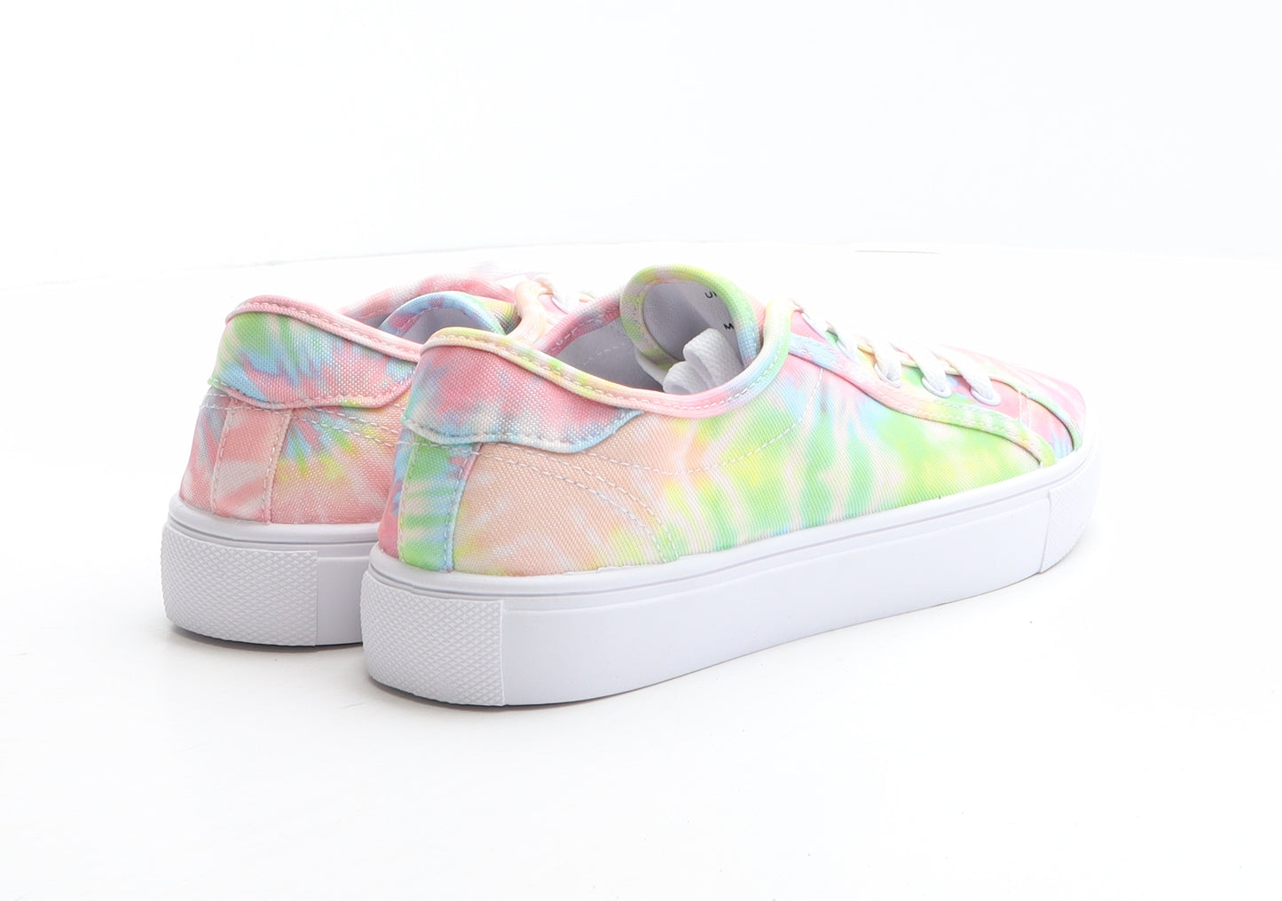 ASOS Womens Multicoloured Tie Dye Fabric Trainer UK 6 39