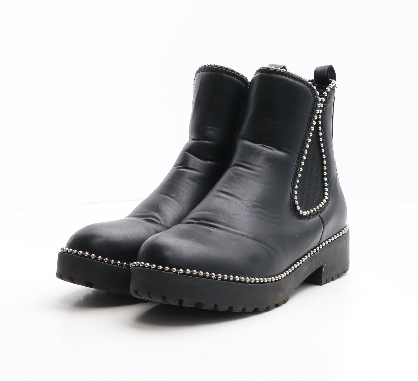 No Doubt Womens Black Synthetic Chelsea Boot UK 7 40