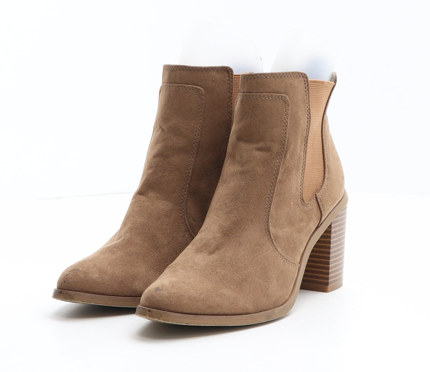 Papaya Womens Brown Polyester Chelsea Boot UK 3 36